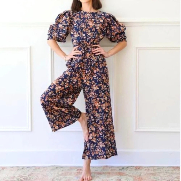 MILLE Resort Eva Cotton Jumpsuit in Montmartre
